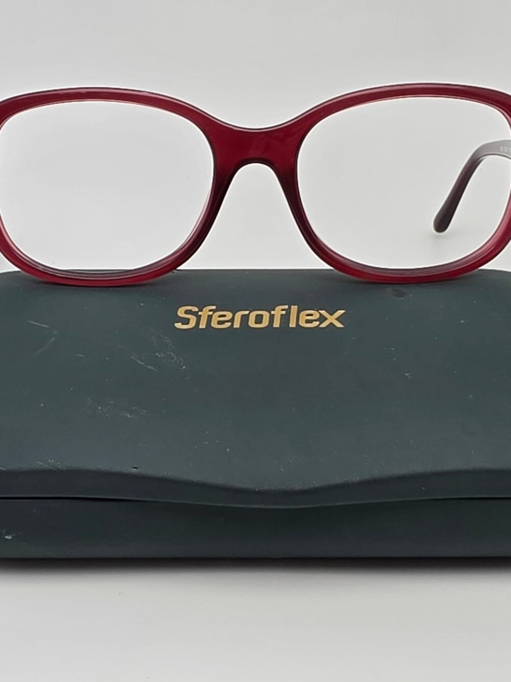 Sferoflex 5503S C62413 Dark Purple Violet Eyeglasses Frame w/ Case 51-17-135